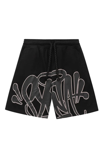 Graffiti Short Set Black
