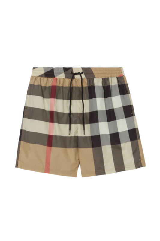Check Swim Shorts